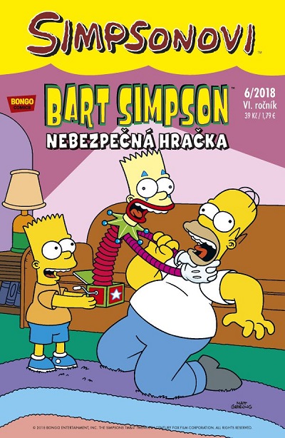 CREW Simpsonovi: Bart Simpson 08/2018 - Nebezpečná hračka