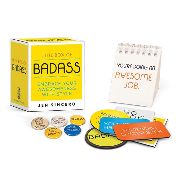 Running Press You Are a Badass Talking Button (Miniature Editions)