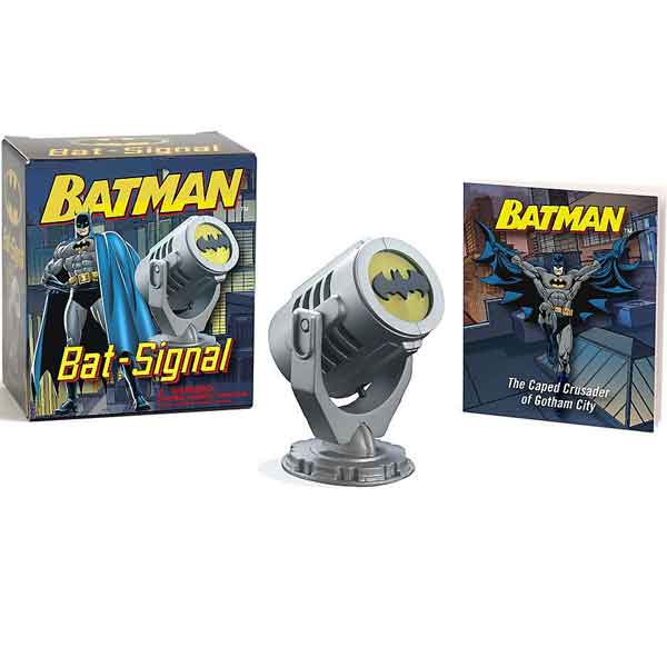 RP Minis Batman: Bat Signal and Illustrated Book (Miniature Editions)