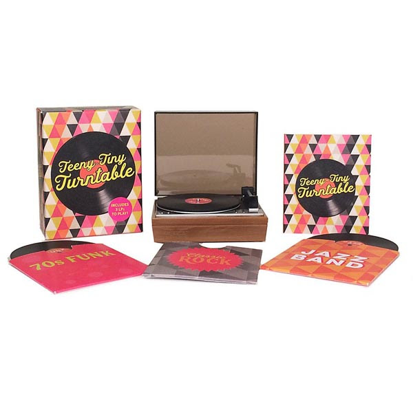 Teeny-Tiny Turntable: Includes 3 Mini-LPs to Play! (Miniature Editions)
