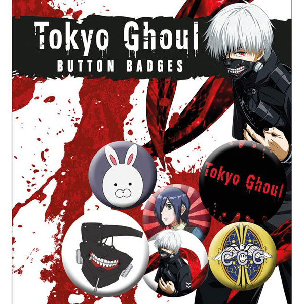 GBeye Tokyo Ghoul Odznaky Mix (6-Pack)