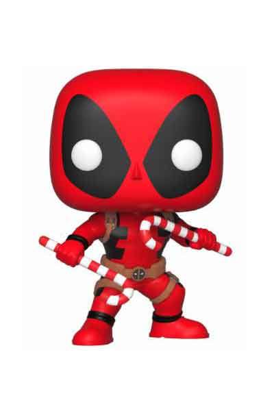Funko POP! Marvel Comics: Holiday Deadpool (Candy Canes)