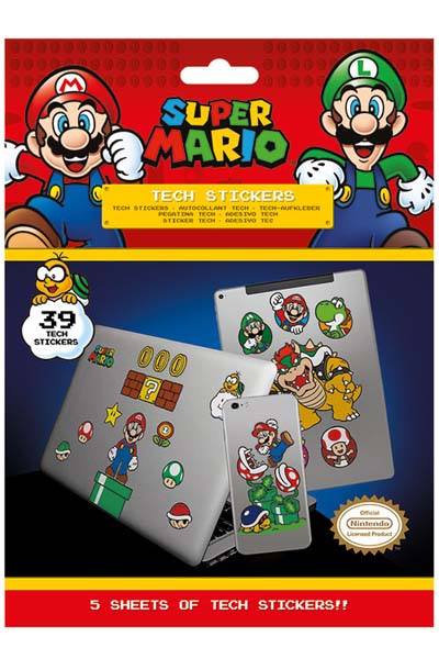 Pyramid International Super Mario Mushroom Kingdom Nálepky Sticker Pack 39 ks