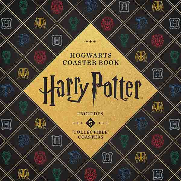 Running Press Harry Potter Hogwarts Coaster Book (5-Pack)