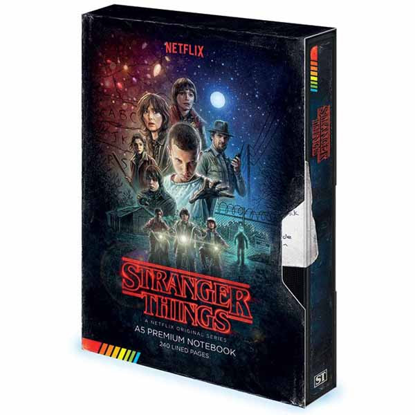 Pyramid International Stranger Things VHS Zápisník (A5)