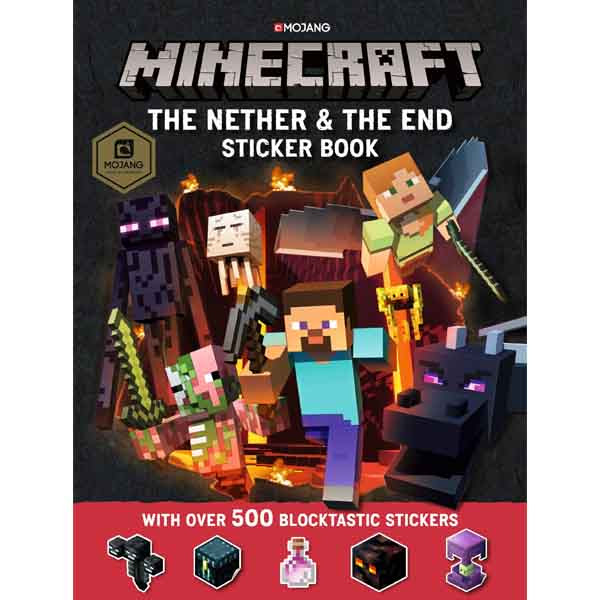 Minecraft The Nether and the End Sticker Book