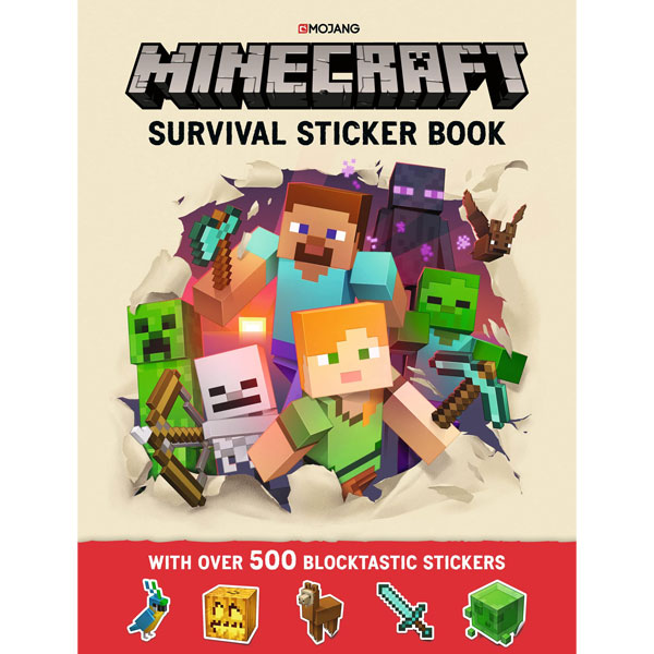 Minecraft Survival Sticker Book: An Official Minecraft Book From Mojang