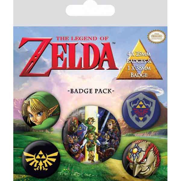 Pyramid International Legend of Zelda Breath of the Wild Odznaky 5-Pack