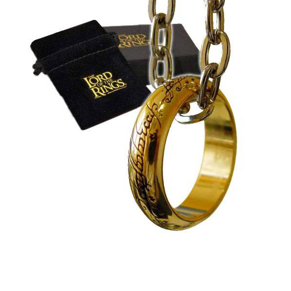 Noble Collection Lord of the Rings Ring The One Ring (gold plated)