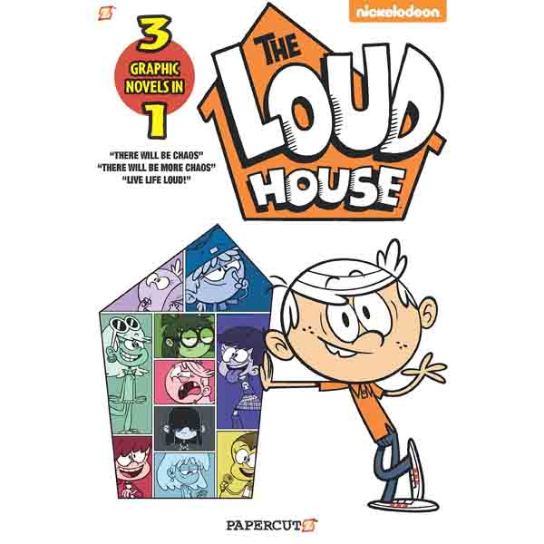 Papercutz Loud House 3In1 Editition 1: There will be Chaos, There Will be More Chaos