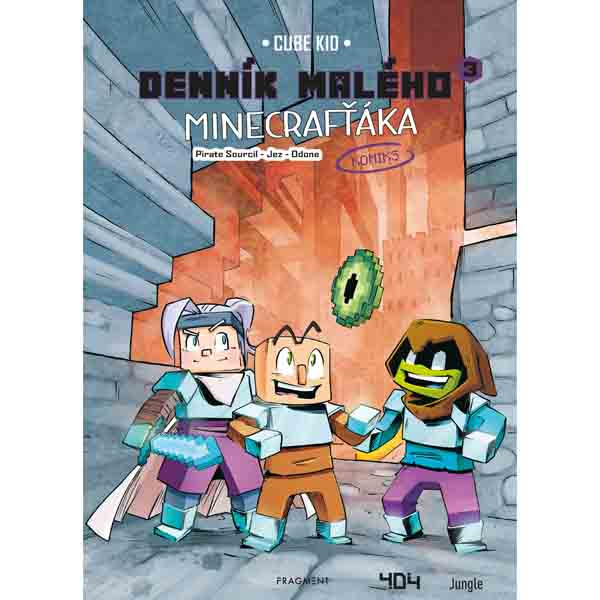 Fragment Minecraft komiks: Denník malého Minecrafťáka 3