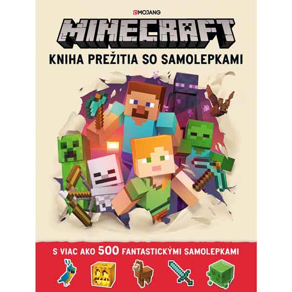 Egmont Minecraft: Kniha prežitia so samolepkami