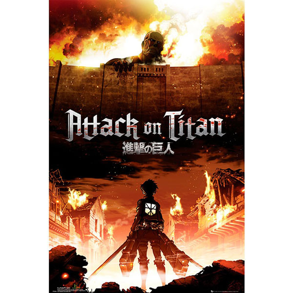 Abysse Corp Attack on Titan Key Art Poster 91,5 x 61 cm