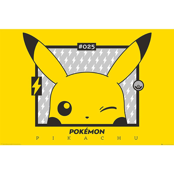 Pyramid International Pokémon Poster Pikachu Wink (91,5 x 61 cm)