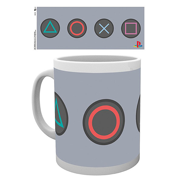 GBeye Playstation Buttons Šálka