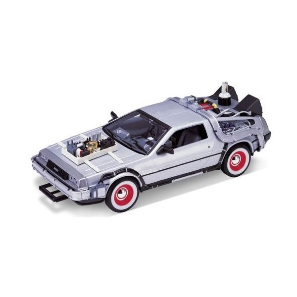 Welly Back to the Future III Diecast Model 1/24 1981 DeLorean LK Coupe