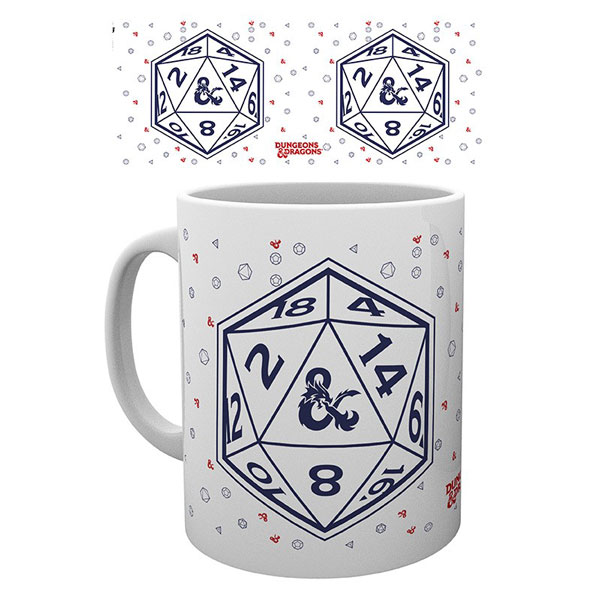 GBeye Dungeons & Dragons D20 Šálka