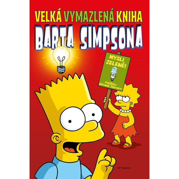 CREW Velká vymazlená kniha Barta Simpsona