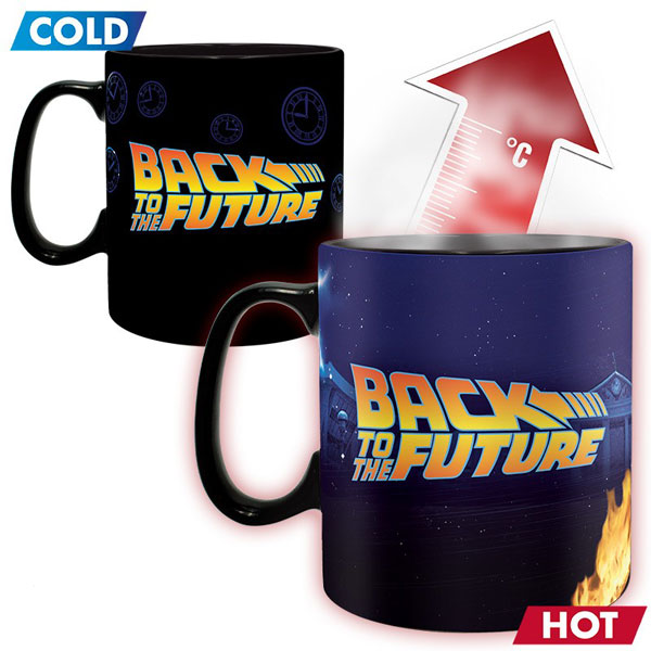 Abysse Corp Back to the Future Time Machine Heat Change Šálka 460 ml