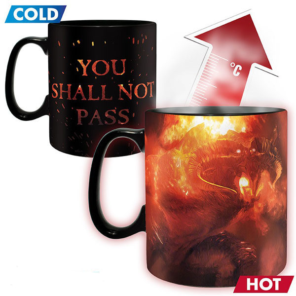 Abysse Corp Lord Of The Ring You shall not pass Heat Change Šálka 460 ml