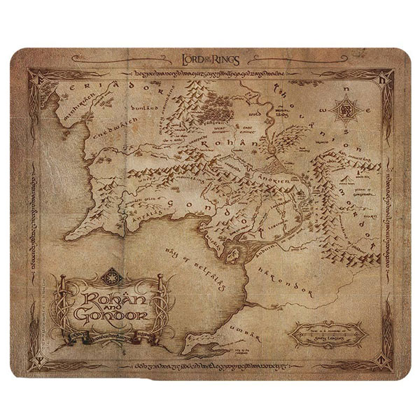 Abysse Corp Lord of the Ring Rohan & Gondor map Mousepad