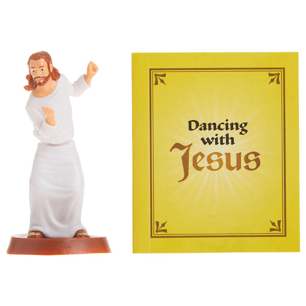 Running Press Dancing with Jesus: Bobbling Figurine Miniature Editions