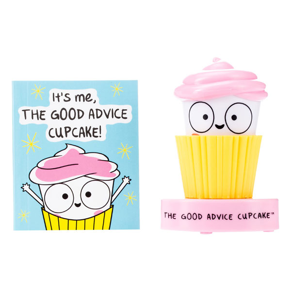 Running Press It's Me, The Good Advice Cupcake! Talking Figurine and Illustrated Book Miniature Ed.