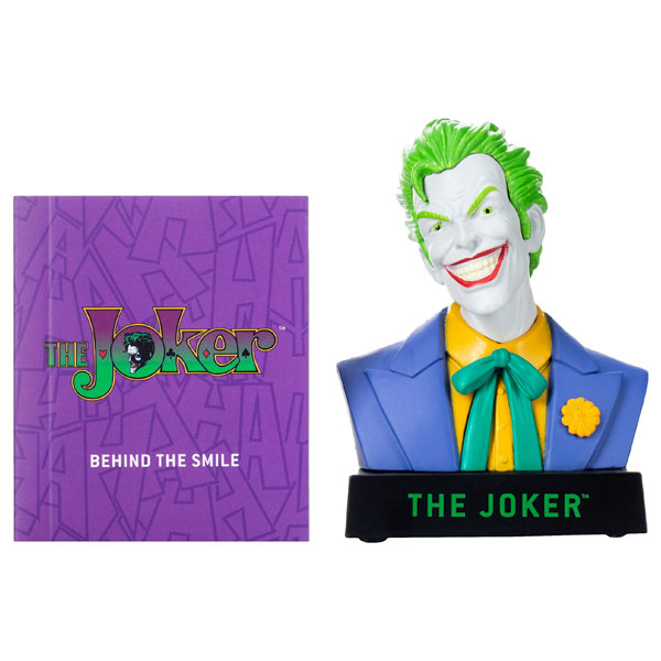 Running Press Joker Talking Bust and Illustrated Book Miniature Editions