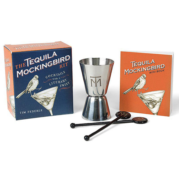 Running Press Tequila Mockingbird Kit Cocktails with a Literary Twist Miniature Editions