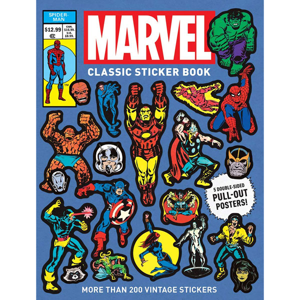 Abrams Marvel Classic Sticker Book
