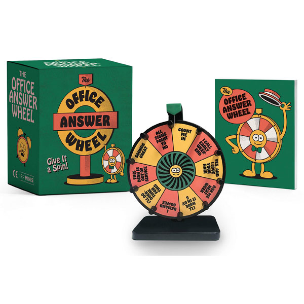 Running Press Office Answer Wheel: Give It a Spin! Miniature Editions