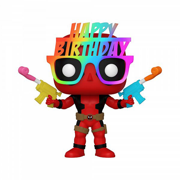 Funko POP! Marvel Deadpool 30th Anniversary: Birthday Glasses Deadpool Special Edition
