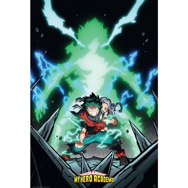 Abysse Corp My Hero Academia Eri and Izuku Poster 91,5 x 61 cm