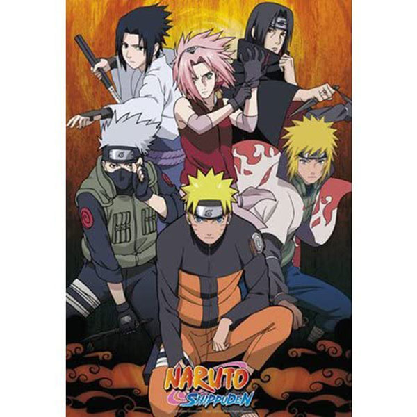 Abysse Corp Naruto Shippuden Group Poster 91,5 x 61 cm