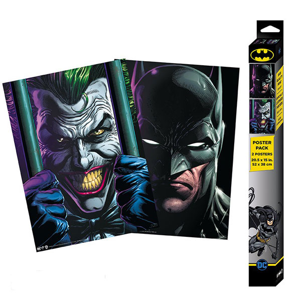 Abysse Corp Batman and Joker Posters 2-Pack 52 x 38 cm