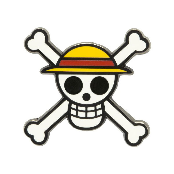 Abysse Corp One Piece Pin Skull Odznak kovový