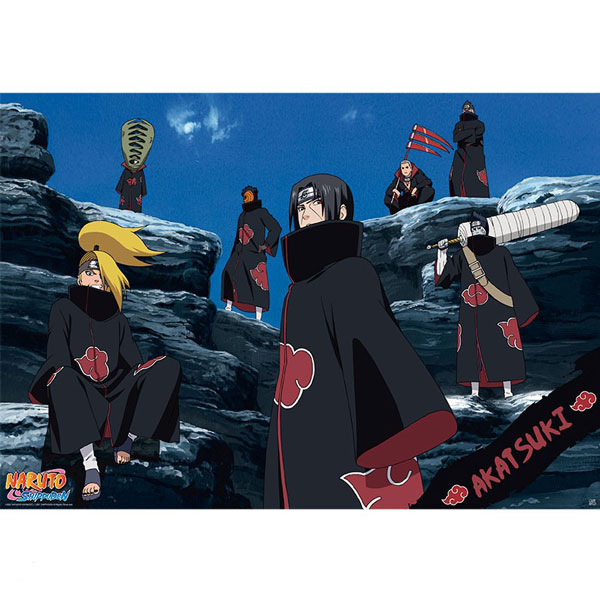 Abysse Corp Naruto Shippuden Akatsuki Poster 91,5 x 61 cm