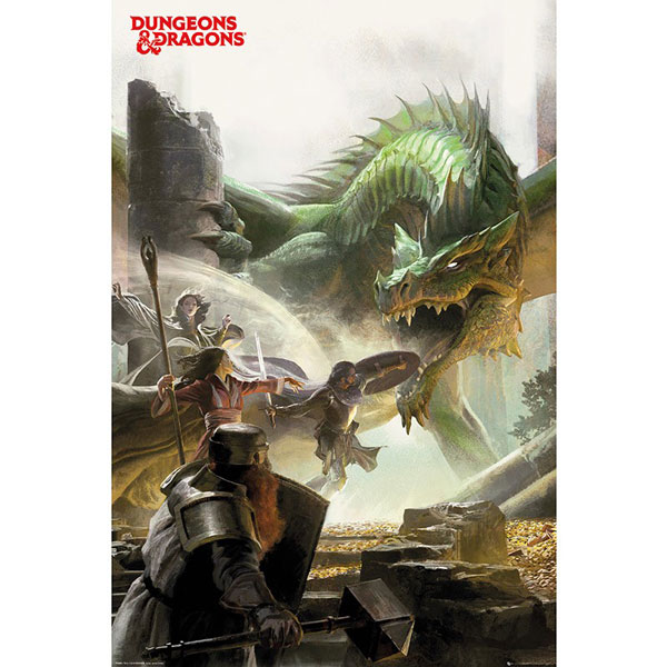 GBeye Dungeons & Dragons Adventure Poster 91,5 x 61 cm