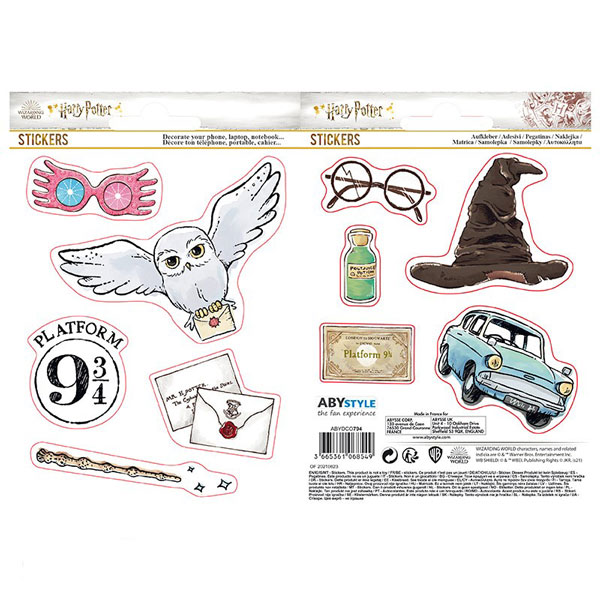 Abysse Corp Harry Potter Magical Objects 2 Nálepky 2-Pack (16 x 11cm)