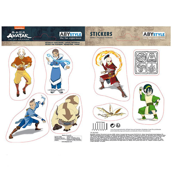 Abysse Corp Avatar Group Nálepky 2-Pack (16 x 11cm)