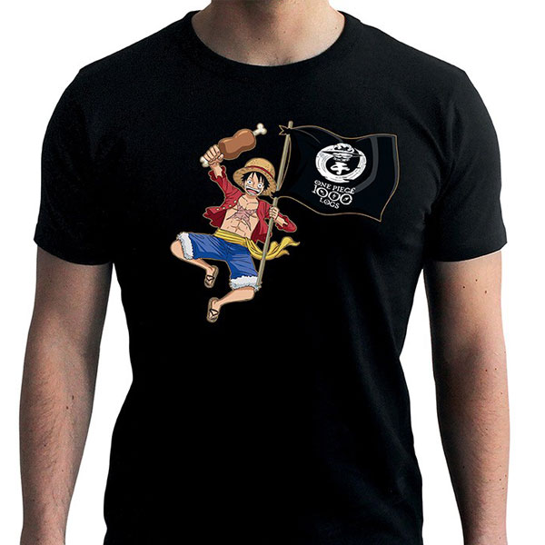 Abysse Corp One Piece Tričko Luffy 1000 Logs - M