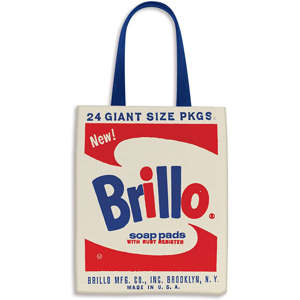 Galison Andy Warhol Brillo Taška (Tote Bag)
