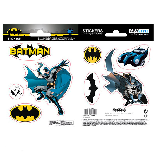 Abysse Corp DC Comics Batman and Logo Nálepky 2-Pack (16 x 11cm)