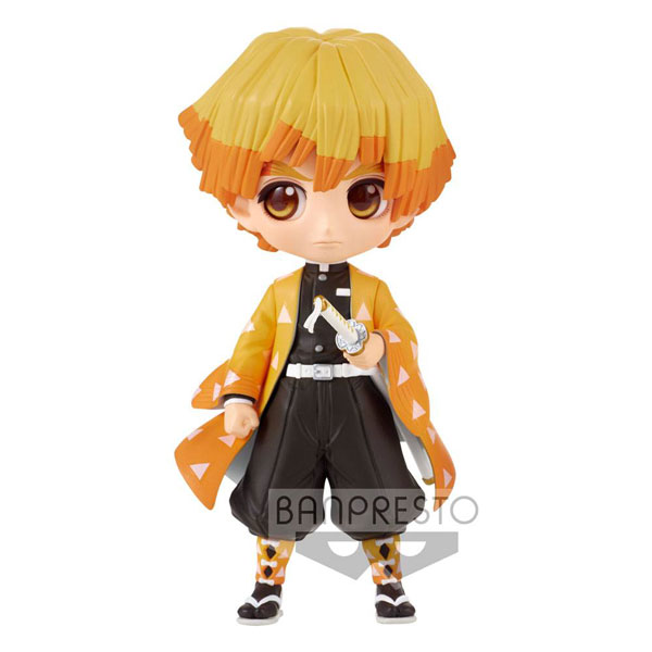Banpresto Demon Slayer Kimetsu no Yaiba Q Posket Mini Figure Zenitsu Agatsuma II Ver. A 14 cm