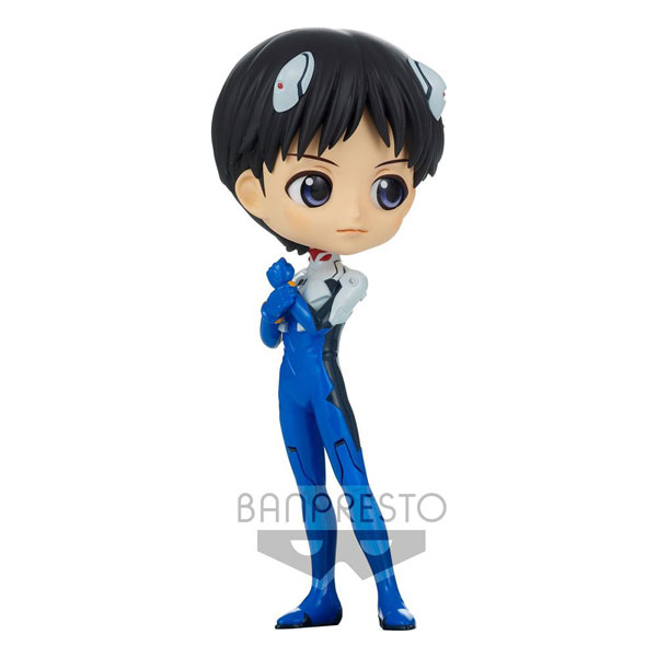 Banpresto Evangelion: New Theatrical Edition Q Posket Figure Shinji Ikari Plugsuit Style Ver. A