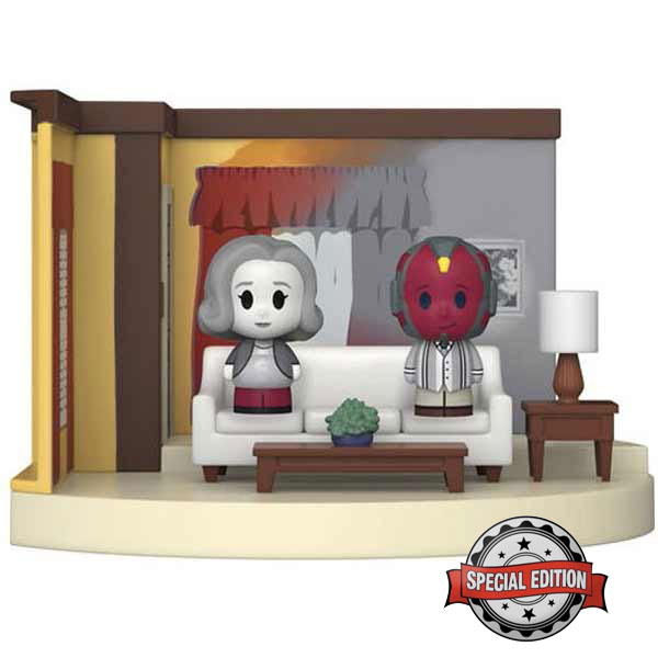 Funko POP! Mini Moments WandaVision: 1966s Wanda & Vision Special Edition