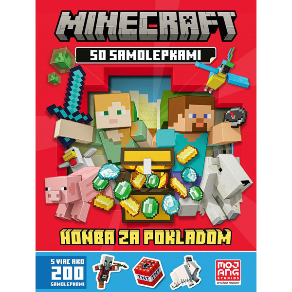 Egmont Minecraft so samolepkami - Honba za pokladom