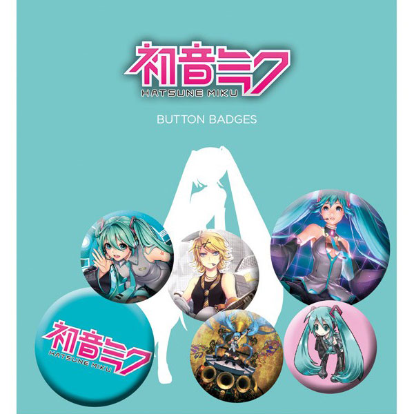 GBeye Hatsune Miku Odznaky Mix 6-Pack