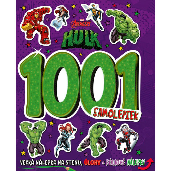 Egmont Marvel Avengers - Hulk 1001 samolepiek