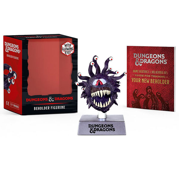 Running Press Dungeons & Dragons: Beholder Figurine: With glowing eye! Miniature Editions